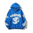 Blue Hellstar Yoga Hoodie Front