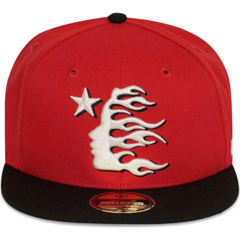 Hellstar Baseball Fitted Hat Red