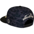 Hellstar Cheetah Print Snapback Hat Black 01