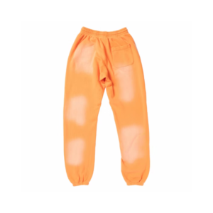 Hellstar Fire Orange Sweatpants (Closed Elastic Bottom) 2