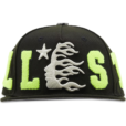 Hellstar OG Patch Fitted Hat BlackNeon Green 01