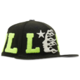 Hellstar OG Patch Fitted Hat BlackNeon Green 02