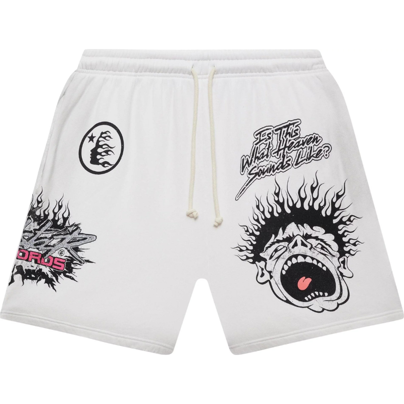 Hellstar Records Shorts White