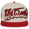 Hellstar Records Snapback Hat Red And White