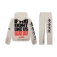 Hellstar If You Dont Like Us Beat Us Sweatsuit White 2