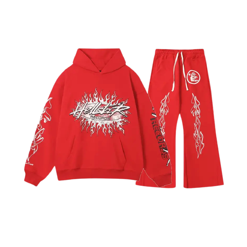 Hellstar Studios Records Tracksuit Red